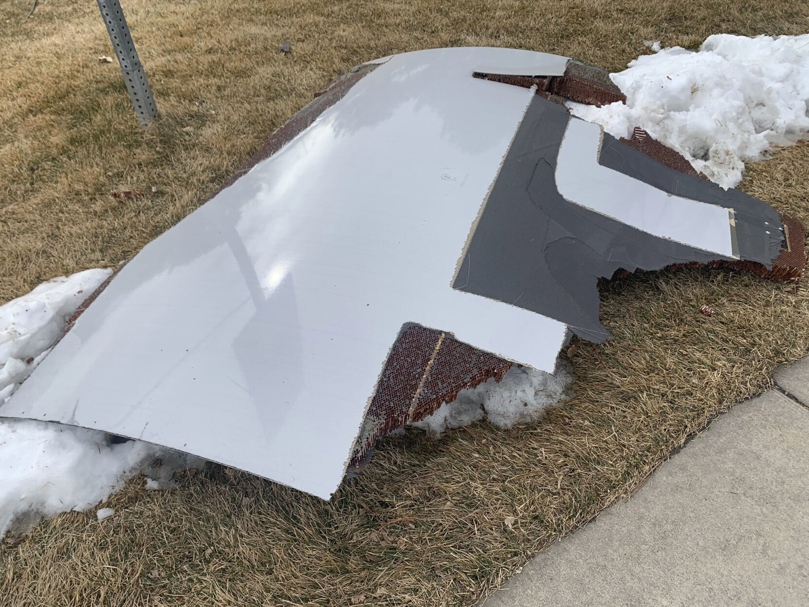 Emergency Landing Plane Debris